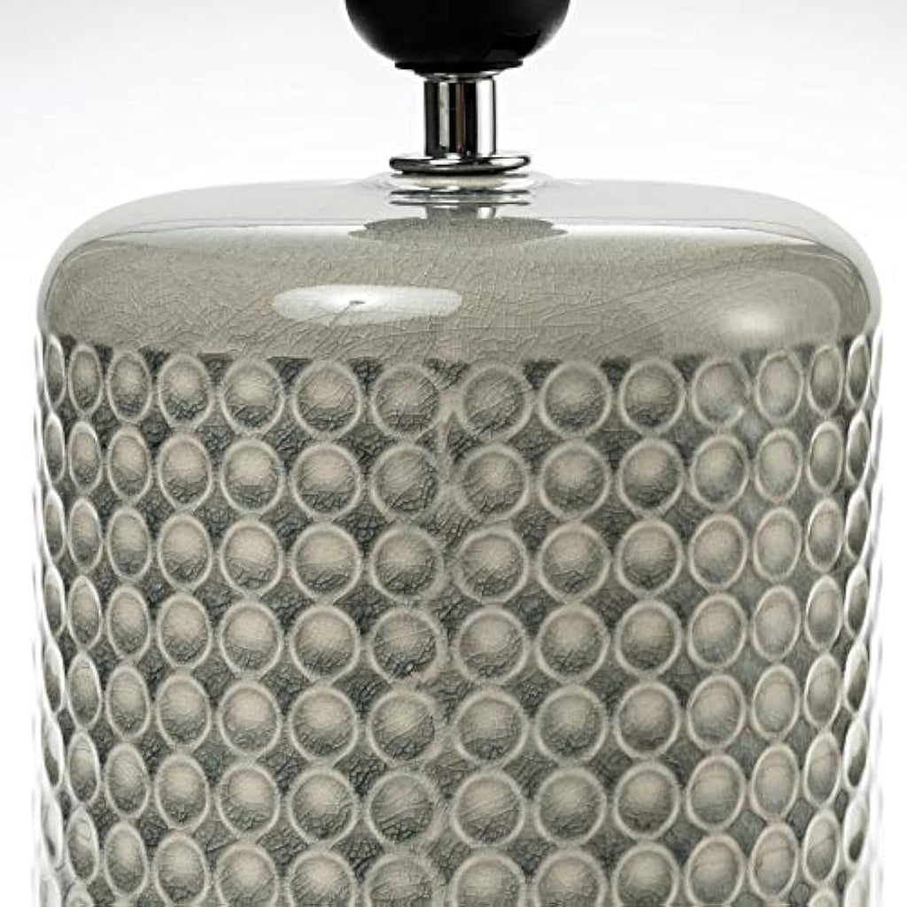 Pauleen Go for Glow Ceramic Table Lamp | Green & Beige E27 Luminaire