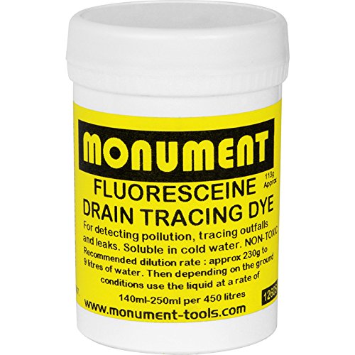 Monument Fluorescein Drain Tracing Dye – Liquid Leak Detection, 0.141kg
