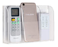 Acrylic Wall Mount Remote Control Holder – 3 Slot Organizer