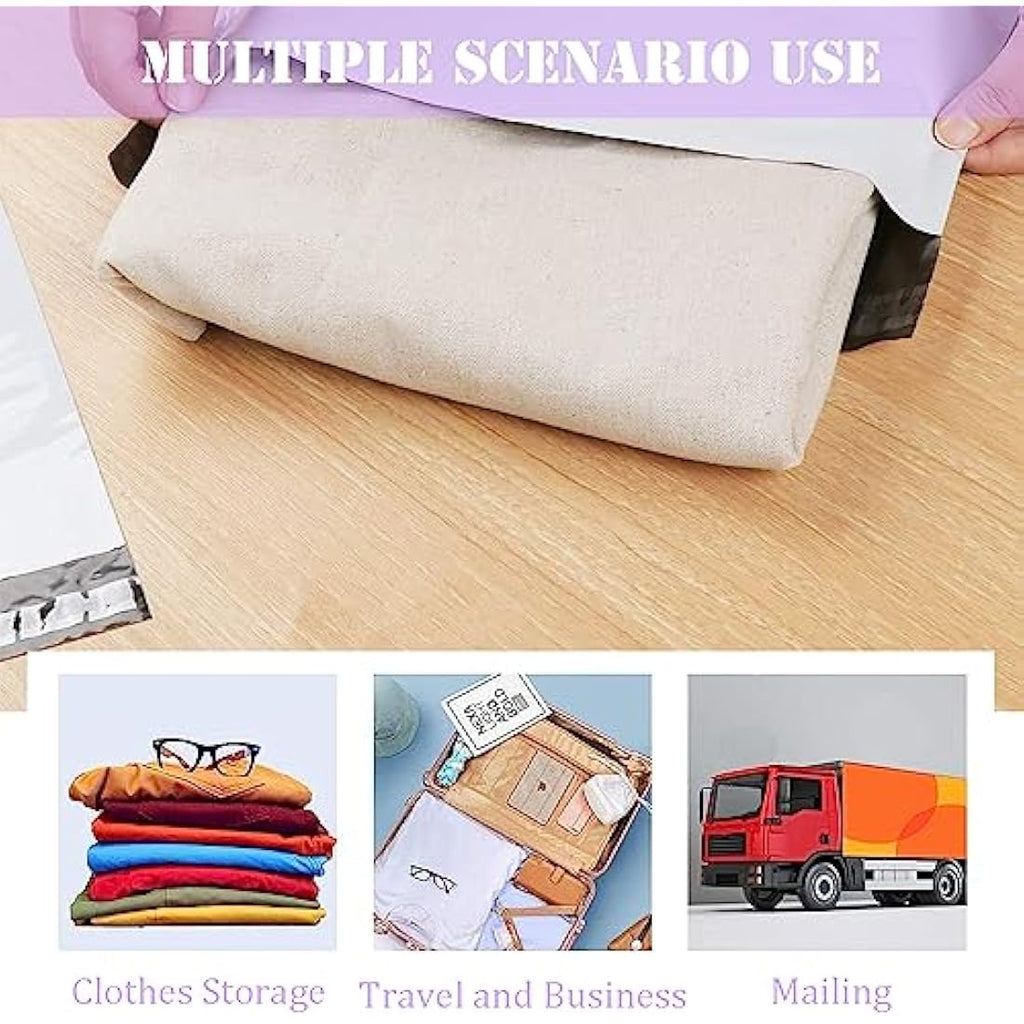 Jolof Store Purple Poly Mailers | 50x70cm Large Shipping Bags - 10pcs