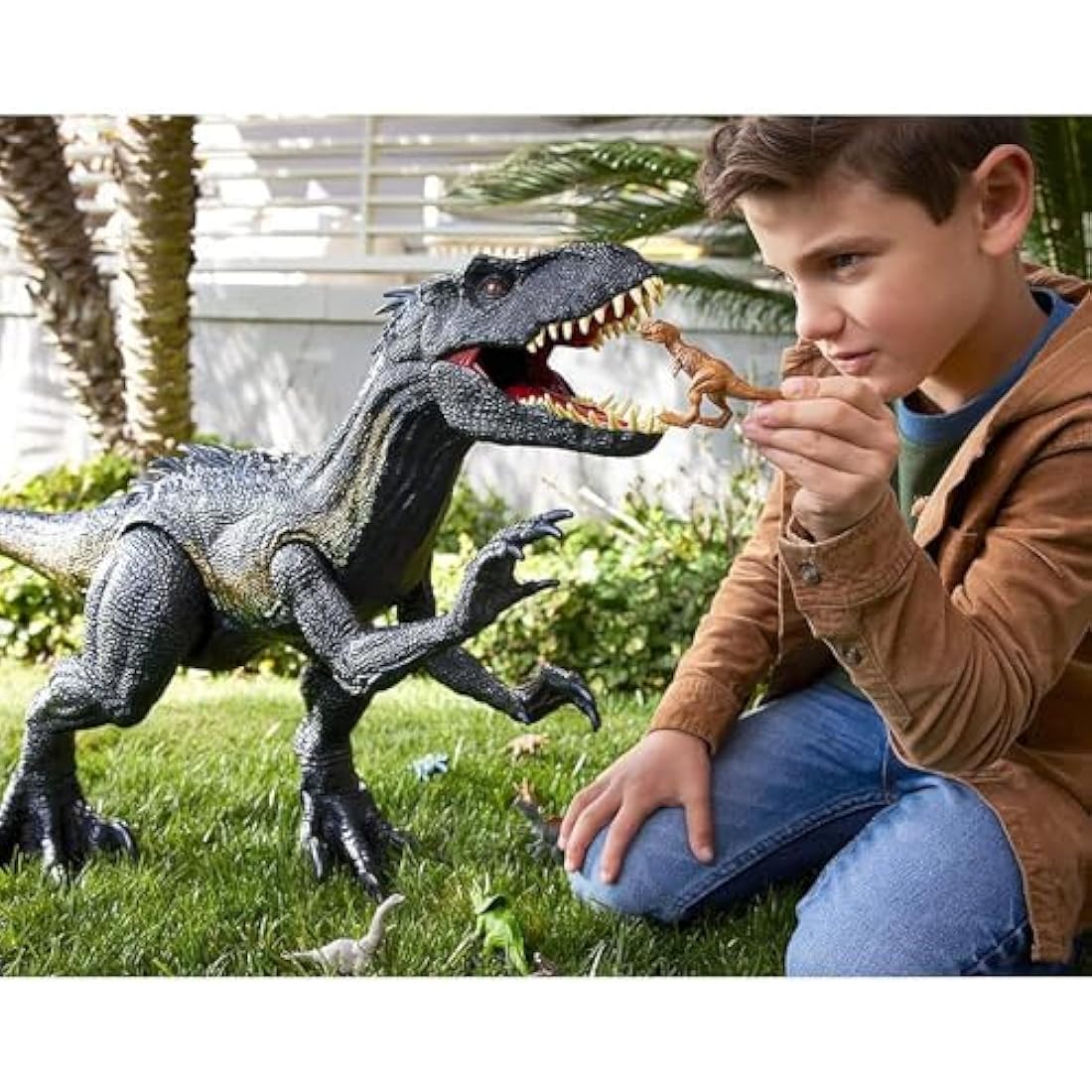 Mattel Jurassic World Super Colossal Indoraptor 3ft Dinosaur Toy