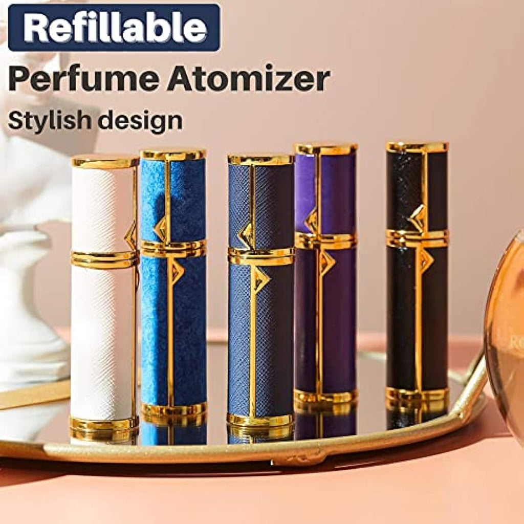 BRARIOS 5ml Refillable Mini Perfume Atomiser | Leakproof Travel Spray