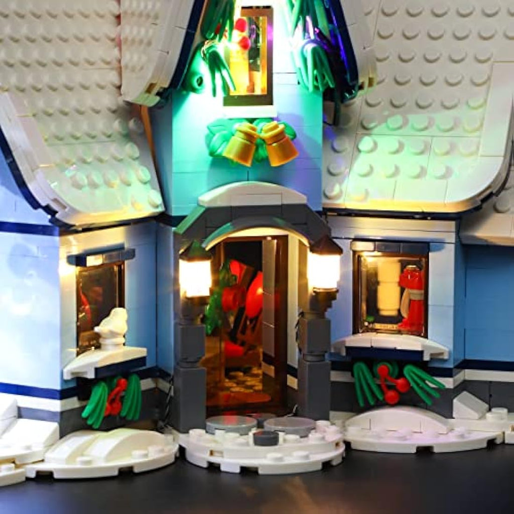 BRIKSMAX LED Lighting Kit for LEGO 10293 Santa's Visit Building Model