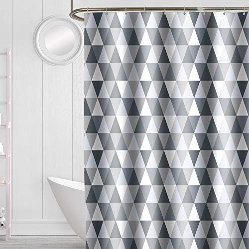GONOVE Waterproof Shower Curtain | 180x180cm Anti-Mould Polyester