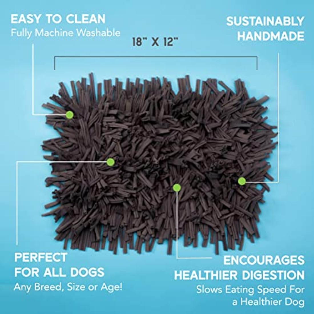Paw 5 Snuffle Mat for Dogs | Organic Cotton Slow Feeder Enrichment Toy