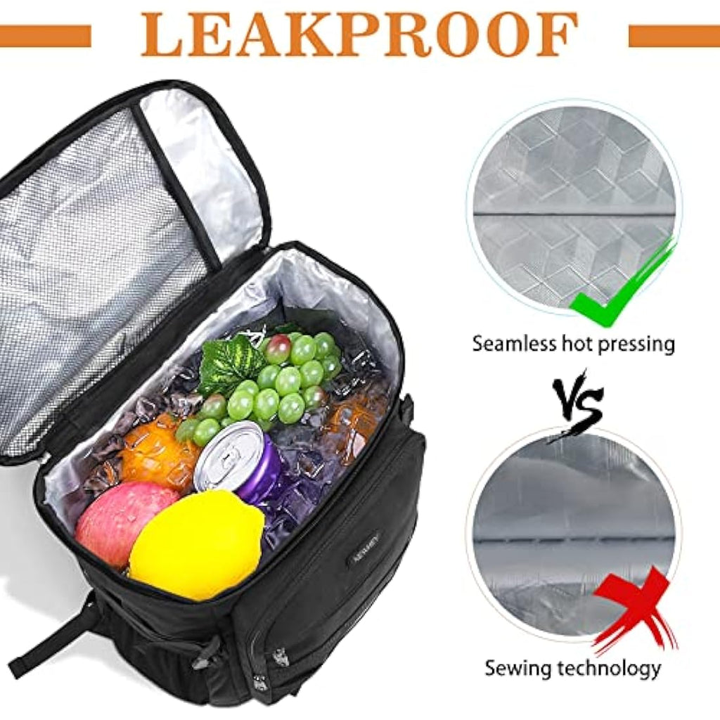 NEWHEY 30L Insulated Cooler Backpack – Waterproof Leakproof Picnic Bag