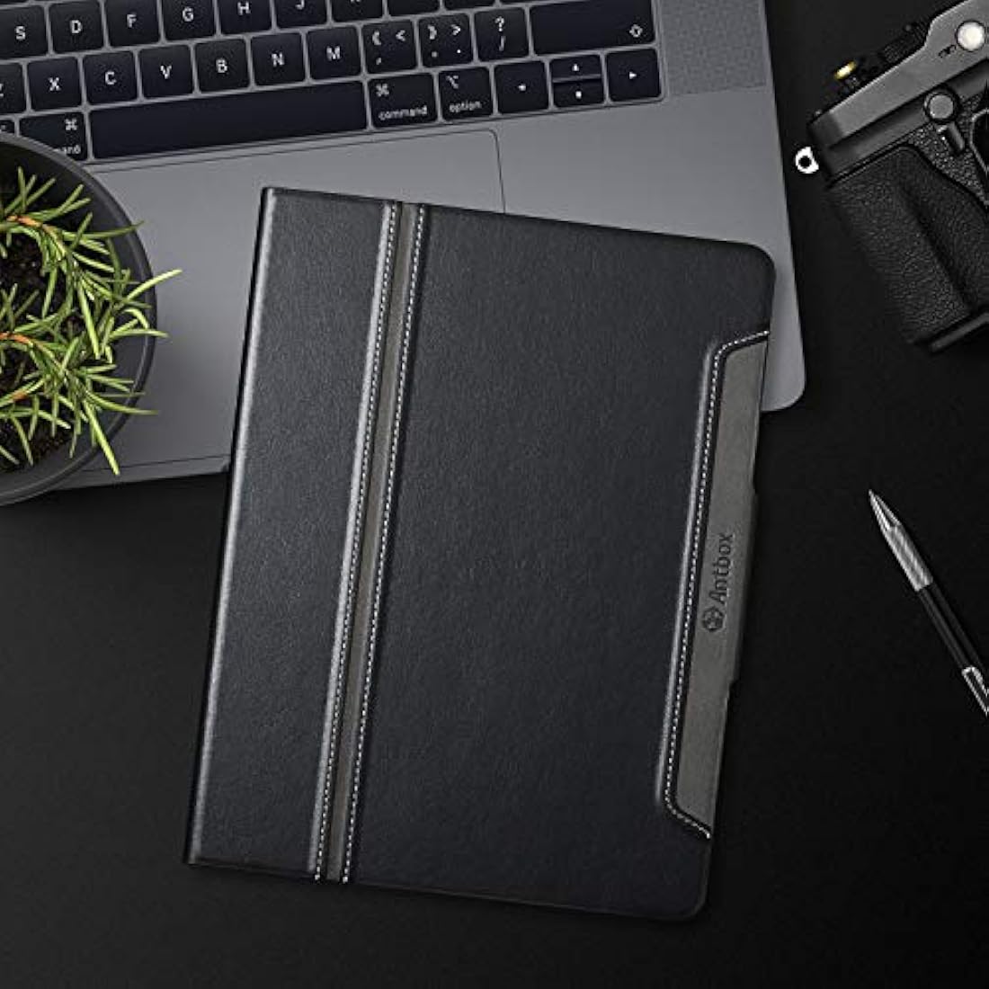 Antbox iPad Pro 13 inch Case (M4) 2024 | PU Leather Cover with Pencil Holder