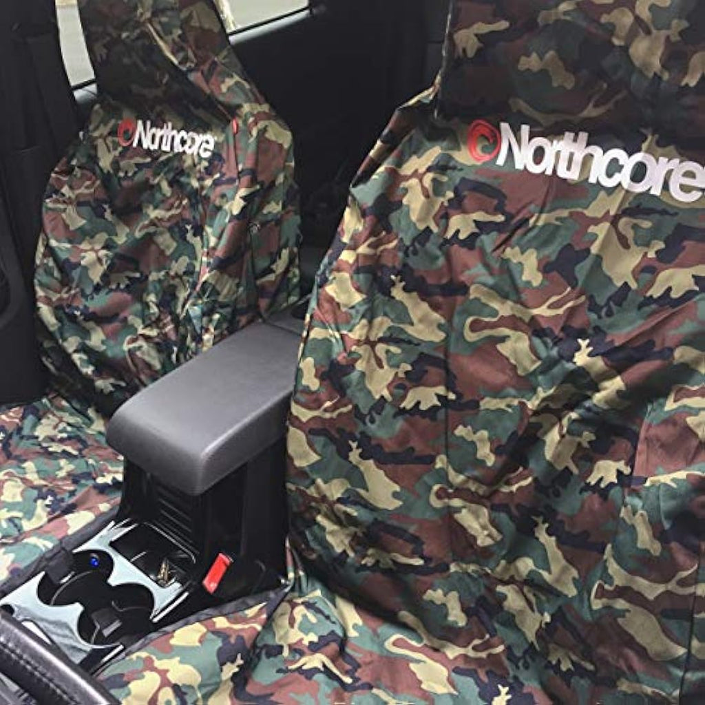 Northcore Camo Waterproof Car Seat Cover – Durable Van Seat Protector