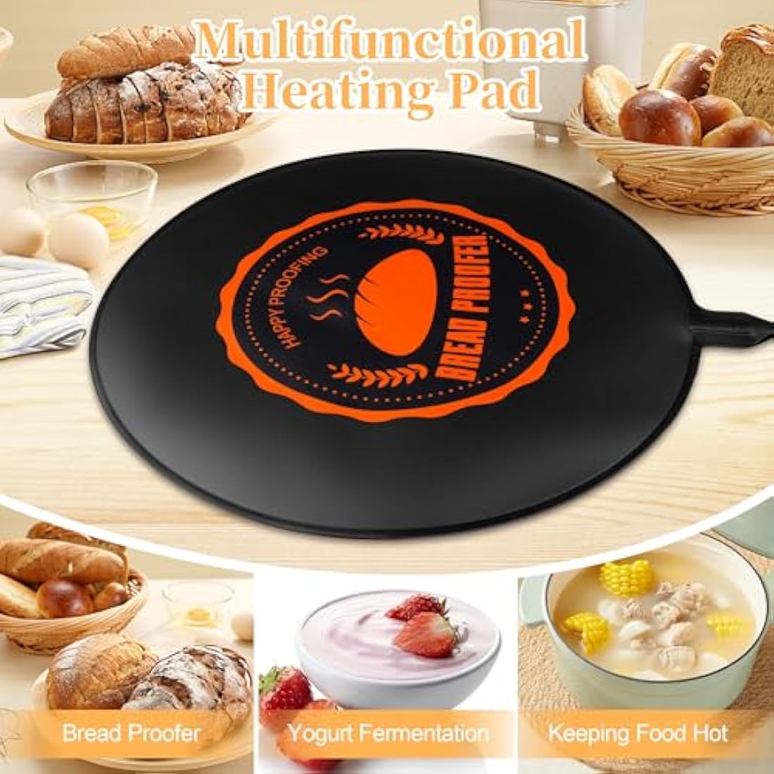 Everkeen Bread Proofer – Adjustable Temperature Sourdough Starter Mat