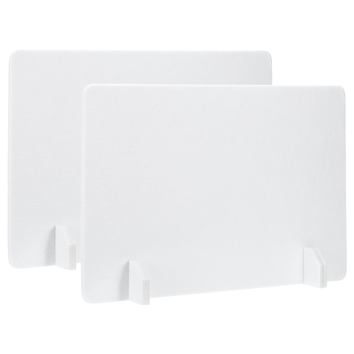 PATIKIL Desk Dividers 60x40cm, 2 Pack Desk Privacy Panel Freestanding Noise Reducing Partition Acoustic Panel with 4Pcs Support Feet for Testing - image 1