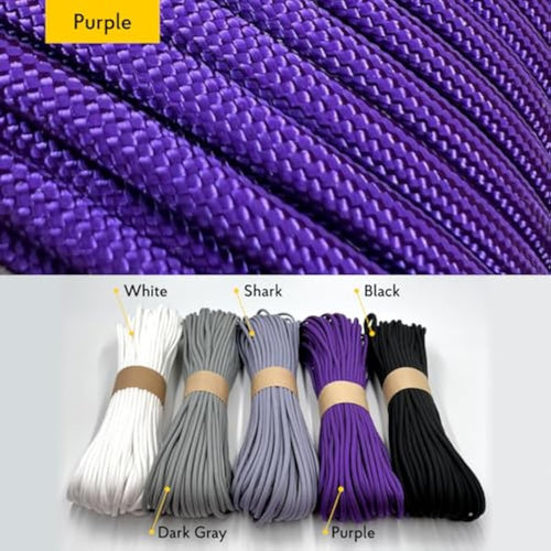 EDCX 550 Paracord Type III – 4mm Nylon Rope for Camping and DIY Crafting