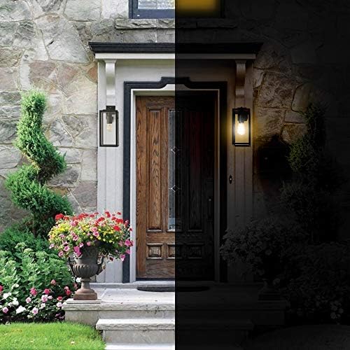 Brimmel Outdoor Wall Lantern – Matte Black Aluminum Porch Sconce Light