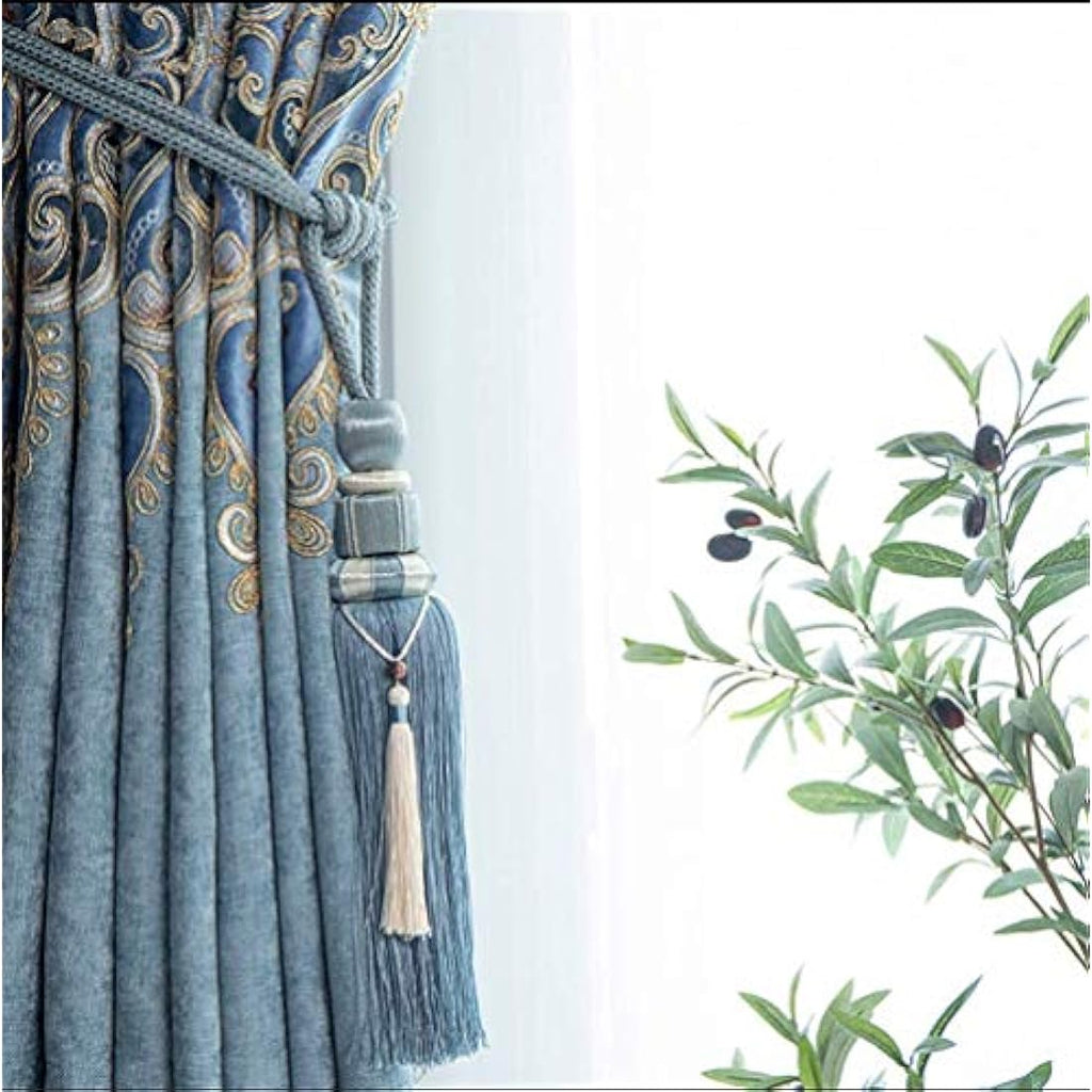 Handmade Tassel Curtain Tiebacks | 1 Pair Decorative Holdbacks
