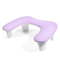 Purple Leather Nail Arm Rest – Manicure Hand Pillow Cushion