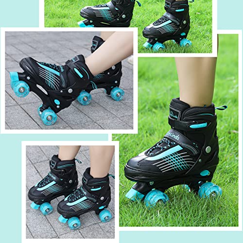 Runcinds Adjustable Roller Skates for Kids – Light Up Wheels for Beginners