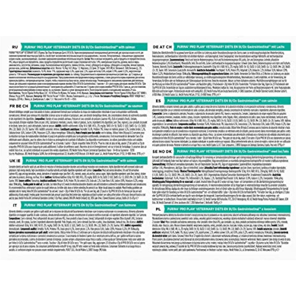 Pro Plan Veterinary Diets EN Gastrointestinal Salmon Cat Food - 10x85g