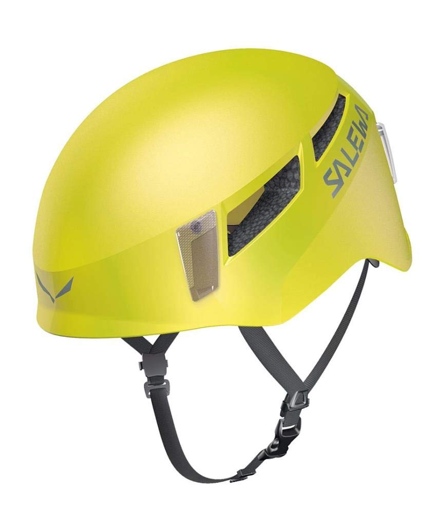 Salewa Pura Climbing Helmet – Yellow ABS Hard-Shell Safety Gear