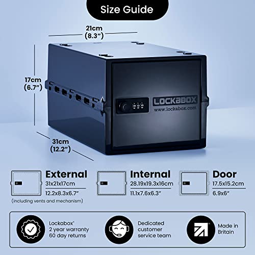 Lockabox One Jet | 10L Lockable Storage Box for Food and Medicine