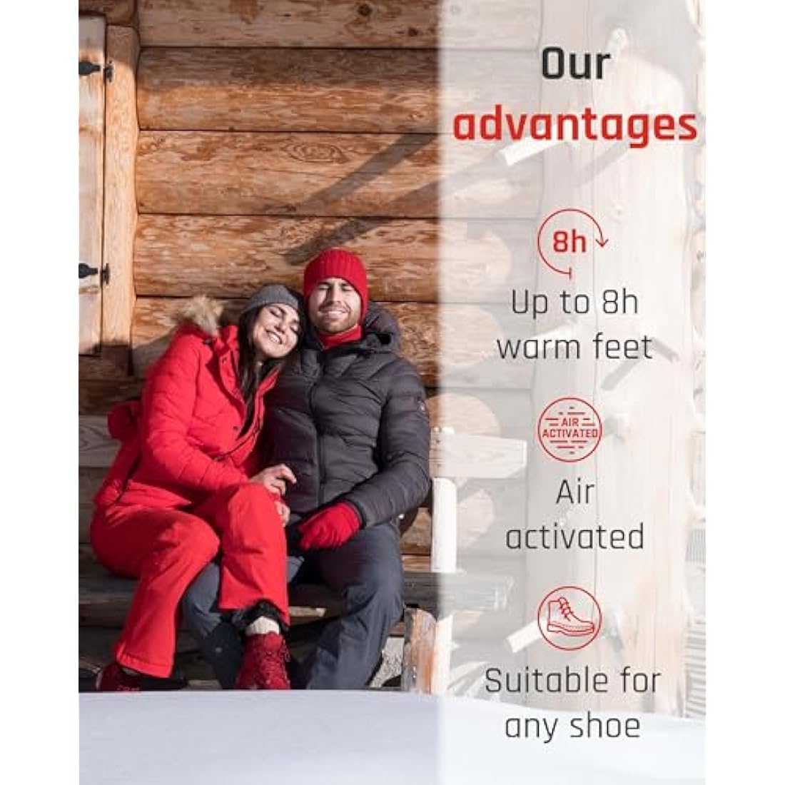 TerraTherm Insole Foot Warmers – 8-Hour Natural Heated Shoe Inserts