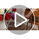 12PCS Artificial Silk Roses | 21" Long Stem Fake Flowers - Blue