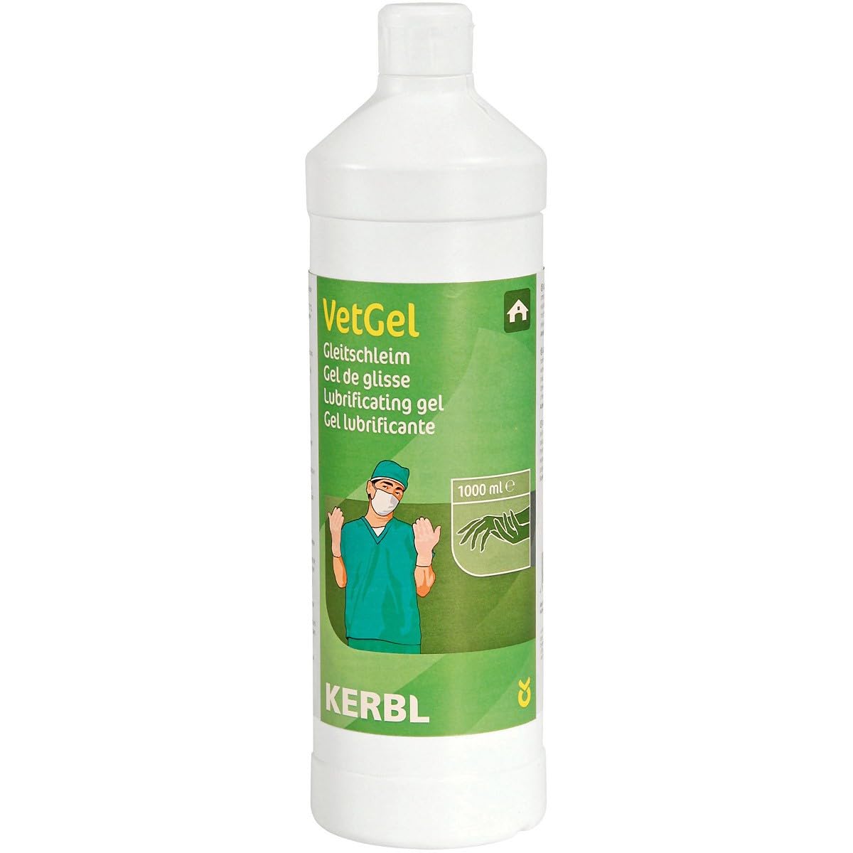 Kerbl VetGel Gleitschleim – Veterinär Gleitgel für Untersuchungen, 1000ml