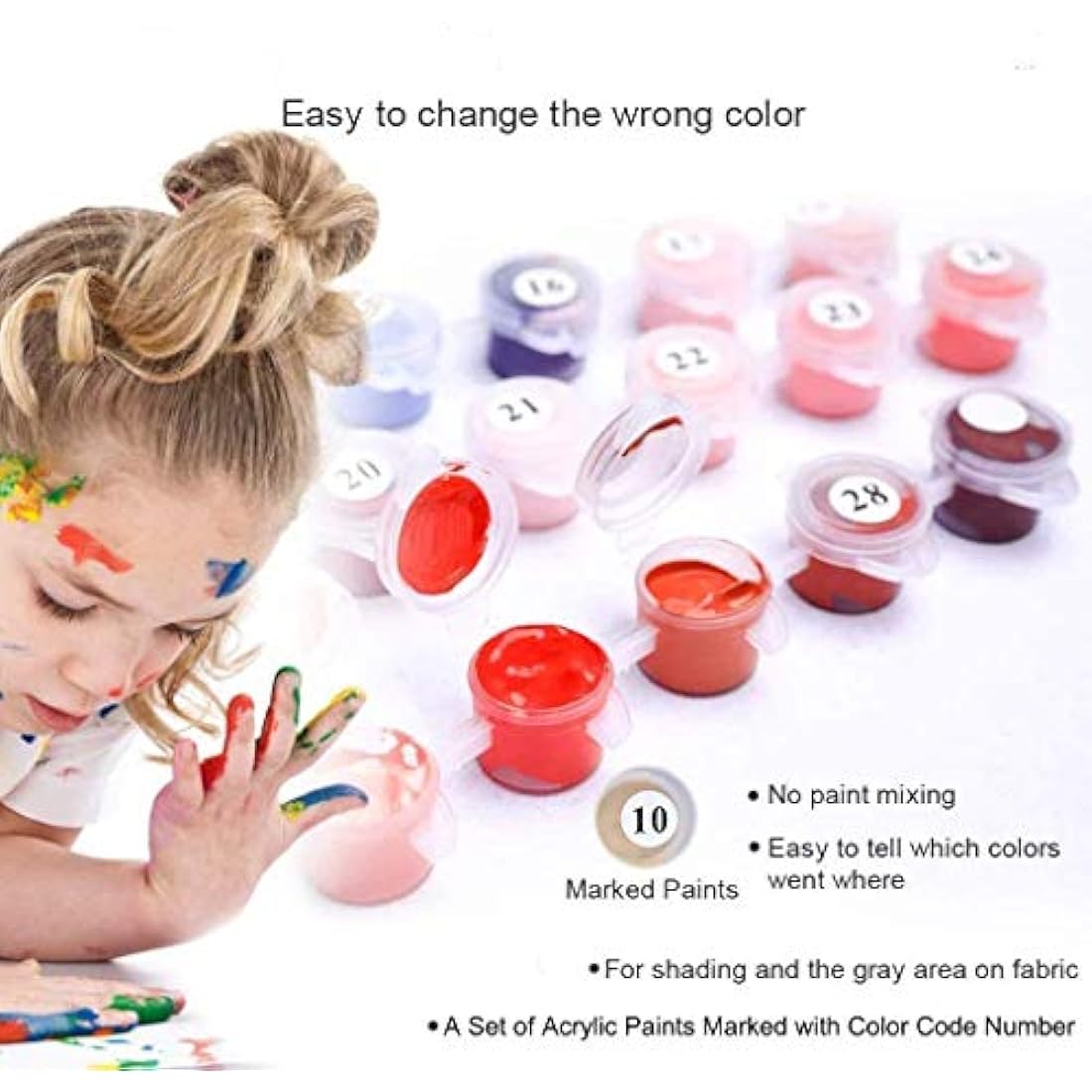 Jolof Store Paint by Number Kit for Adults & Kids - DIY Canvas 16x20in