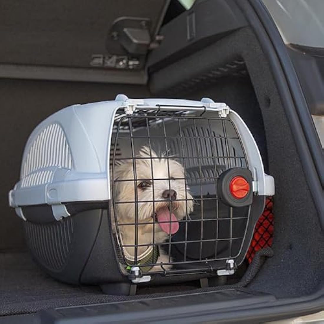 Ferplast Atlas 10 Deluxe Open Pet Carrier for Cats and Small Dogs