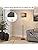 Jolof Store Modern Floor Lamp – Minimalist Standing Lamp with Linen Shade