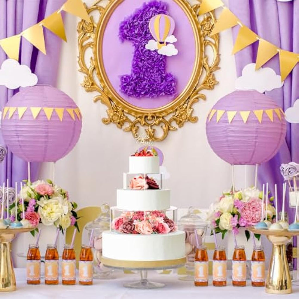 2-Piece Fillable Acrylic Cake Stand Set | 6 & 10 Inch Risers
