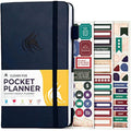 Clever Fox Pocket Weekly Undated Goal Planner - Mini 10x17.5cm Blue