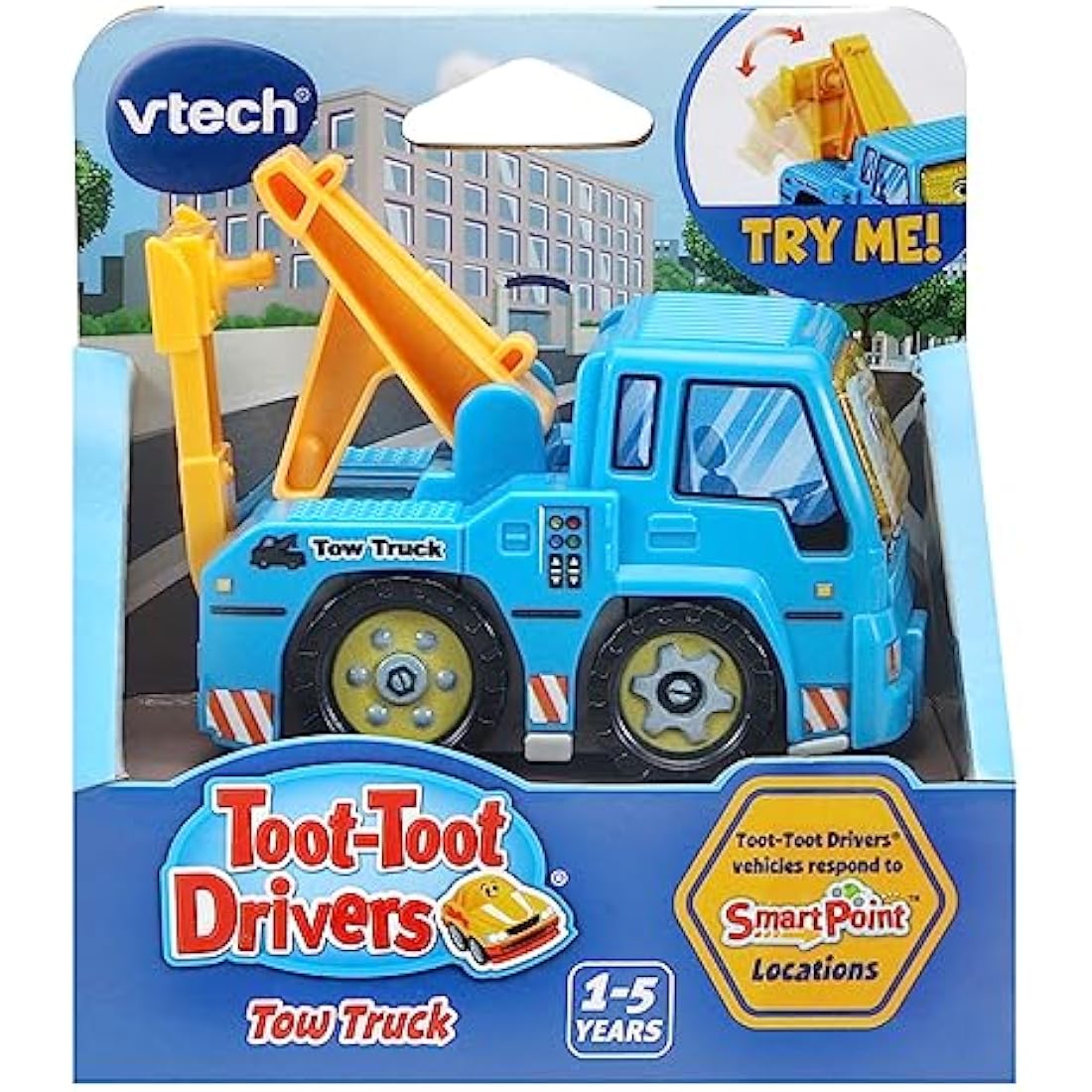 VTech Toot-Toot Drivers Tow Truck – Interactive Toy Car with Sounds