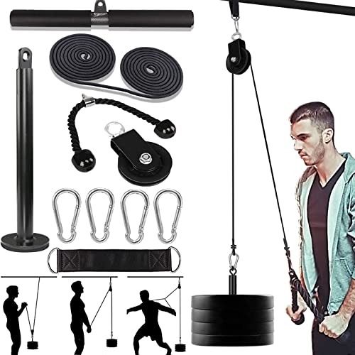 Taeku LAT Pulley System - Home Gym Cable Machine with 100" Nylon Rope
