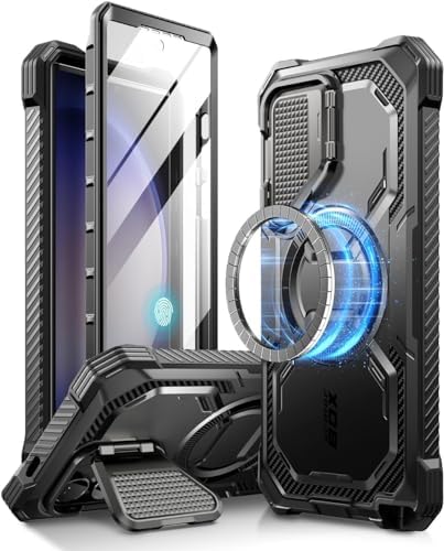 i-Blason Armorbox for Galaxy S24 Ultra Case | MagSafe & Kickstand – Black