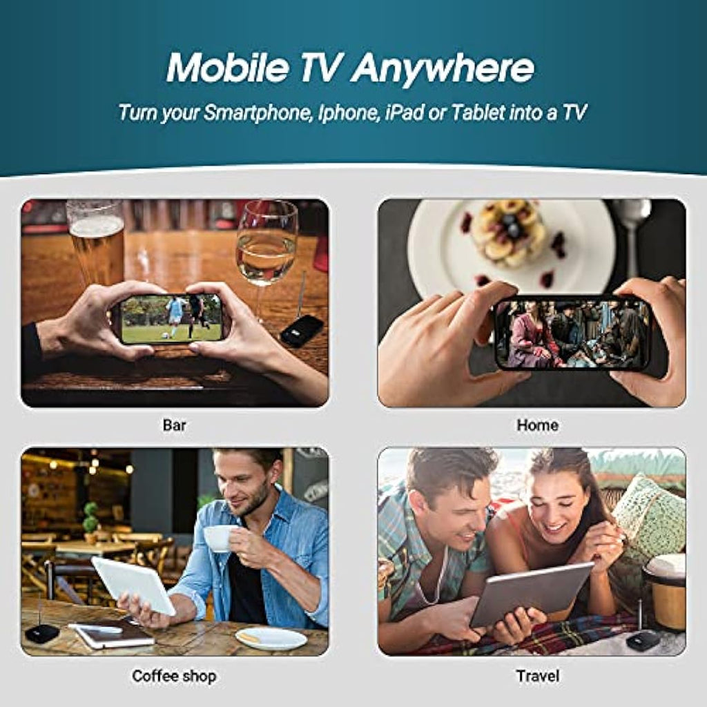 August DVB-T405 Portable Freeview TV Receiver & HD Recorder for Mobile