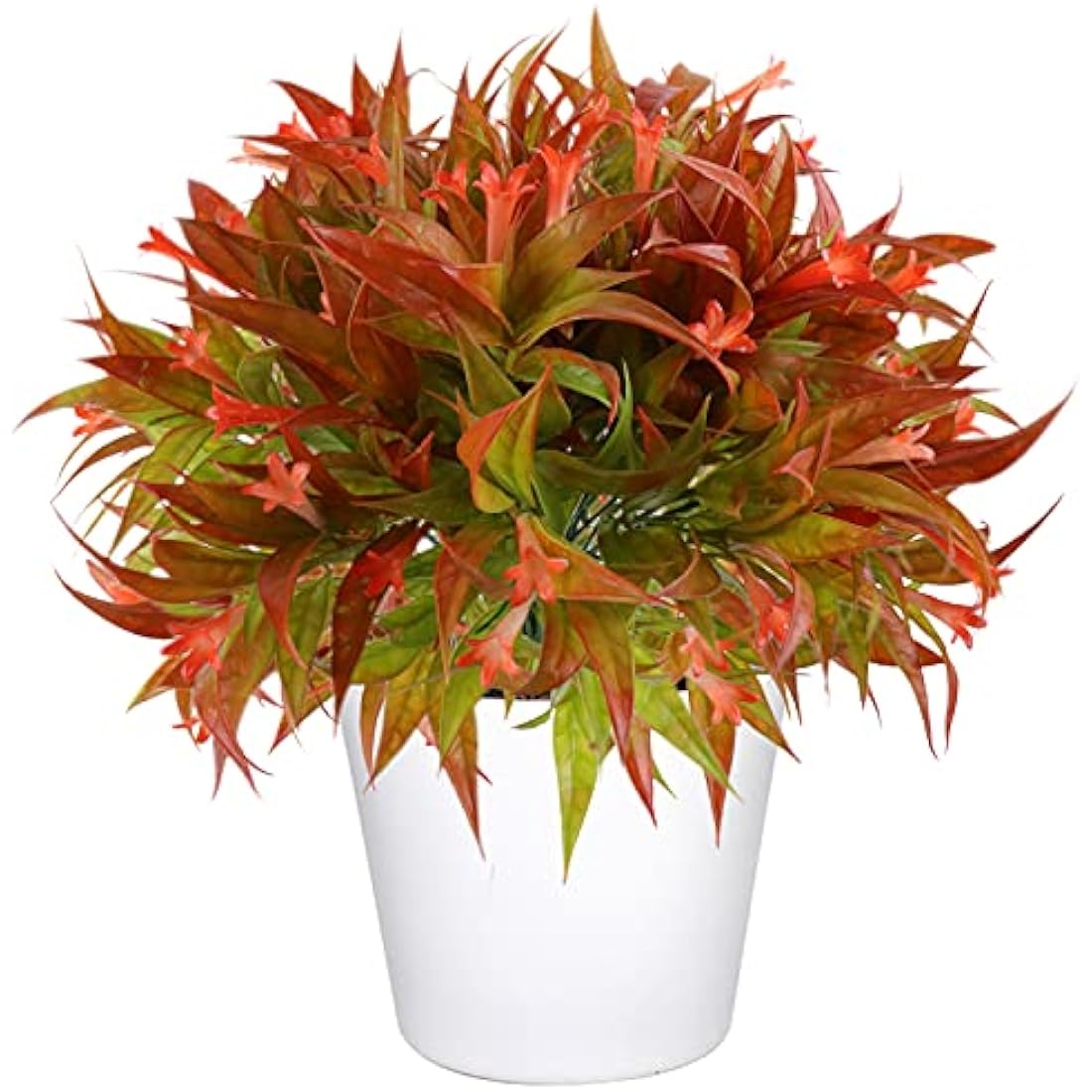 Beferr Artificial Morning Glory Shrubs | 4 Pcs UV Resistant Faux Greenery