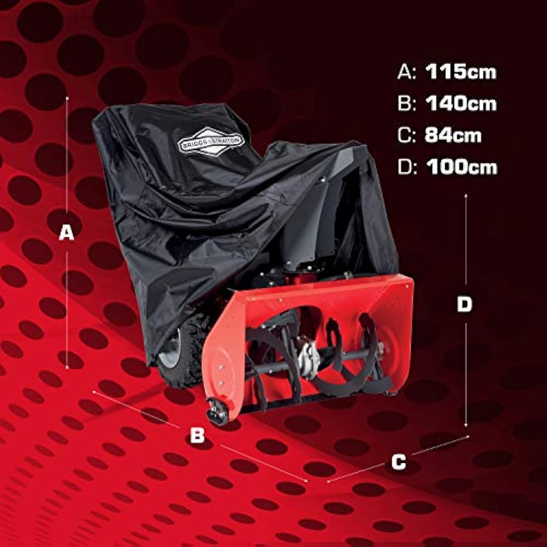 Briggs & Stratton Universal Lawn Mower Cover - Durable 32in Weatherproof