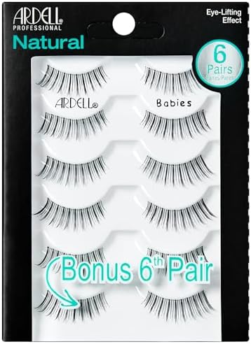 Ardell Babies False Eyelashes Multipack – Natural Eye Makeup (4 Pairs)