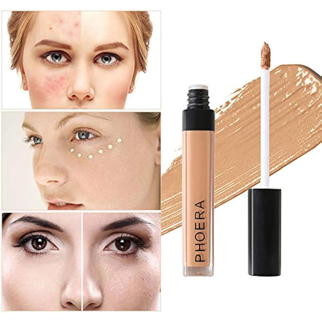 Phoera Full Coverage Matte Liquid Concealer – Waterproof (105 Biscuit)