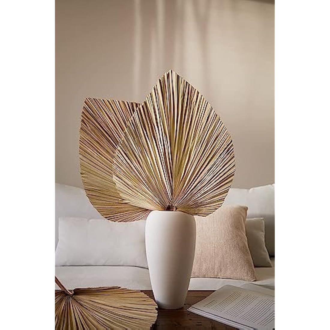 Jolof Store Natural Dried Palm Leaves – 5Pcs Large Boho Wedding Decor