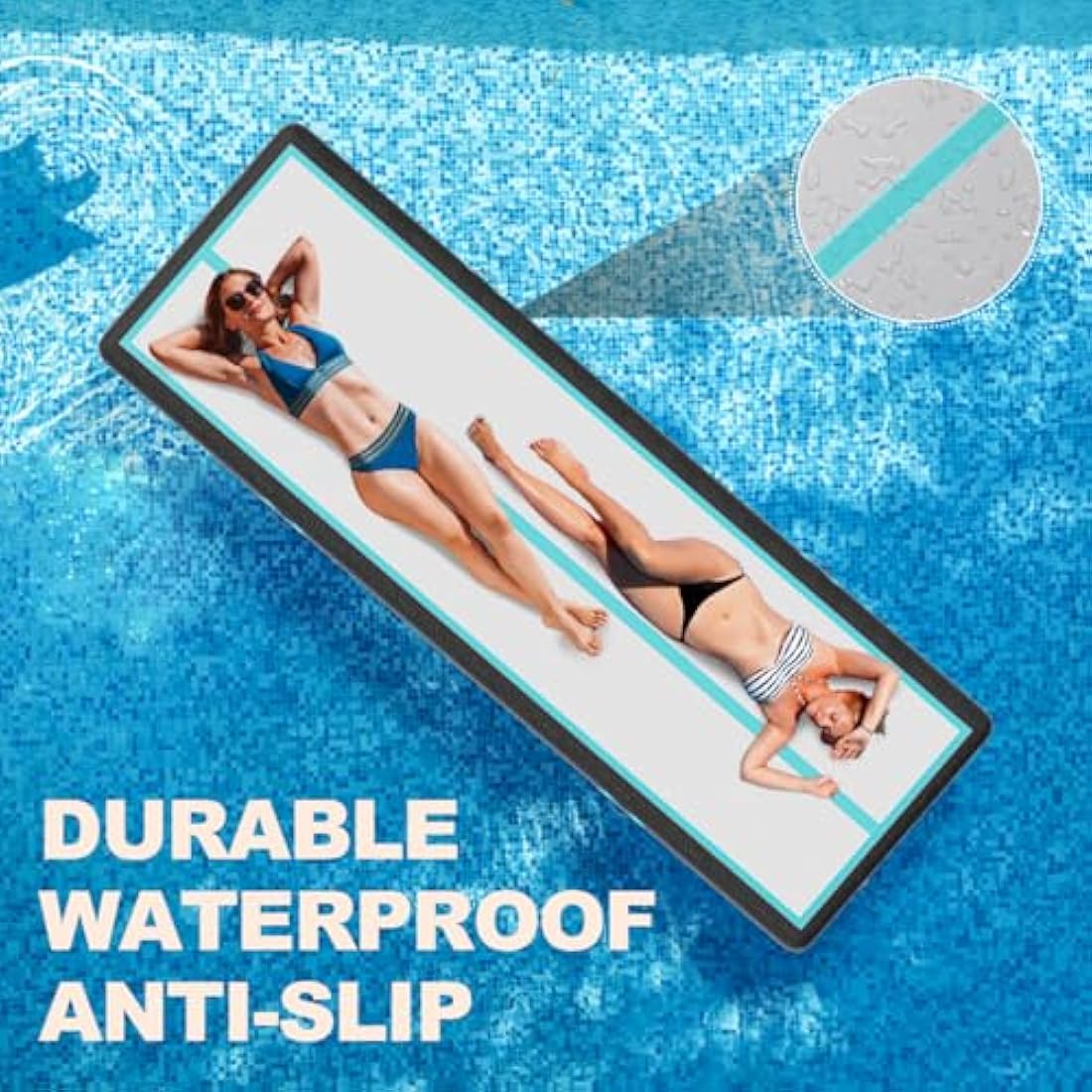 Inflatable Air Gymnastics Tumbling Mat with Air Pump