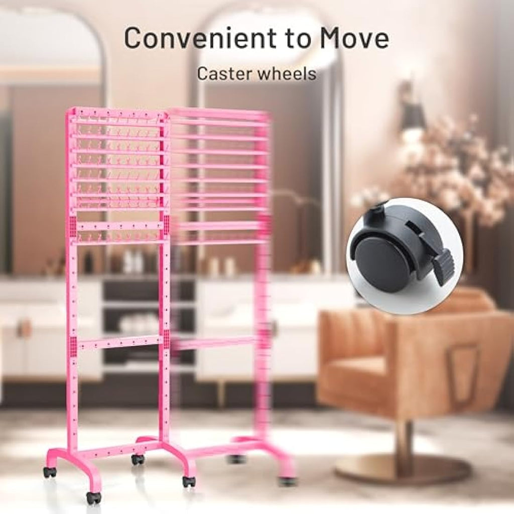 Jolof Store 160 Peg Braiding Hair Rack | Adjustable Movable Braid Stand