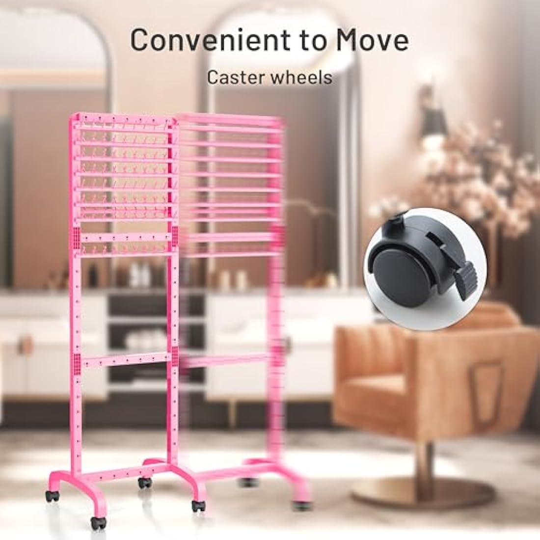 Jolof Store 160 Peg Braiding Hair Rack | Adjustable Movable Braid Stand