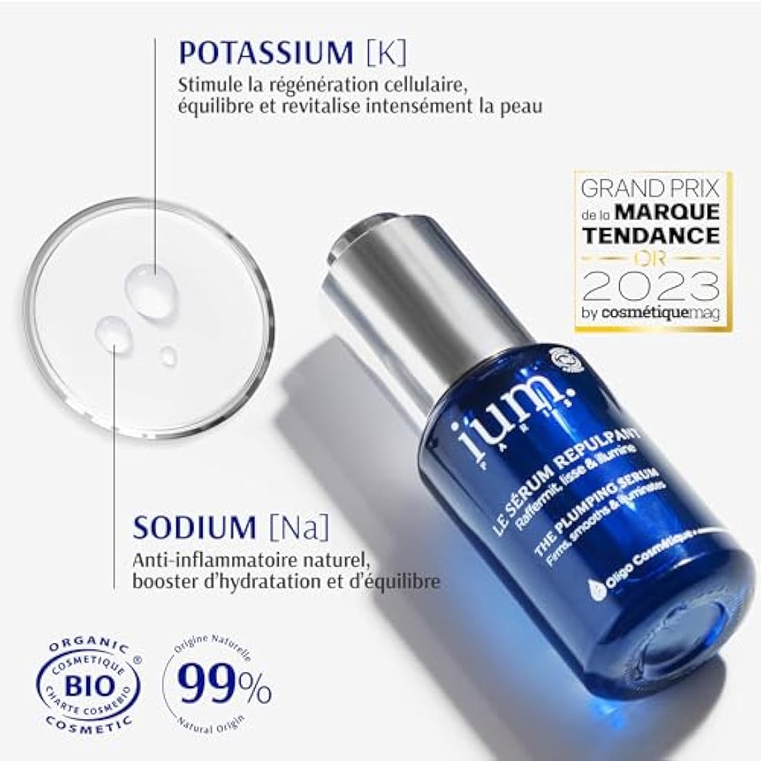 IUM Paris Vitamin C Face Serum – Anti-Aging & Hydrating Organic Formula