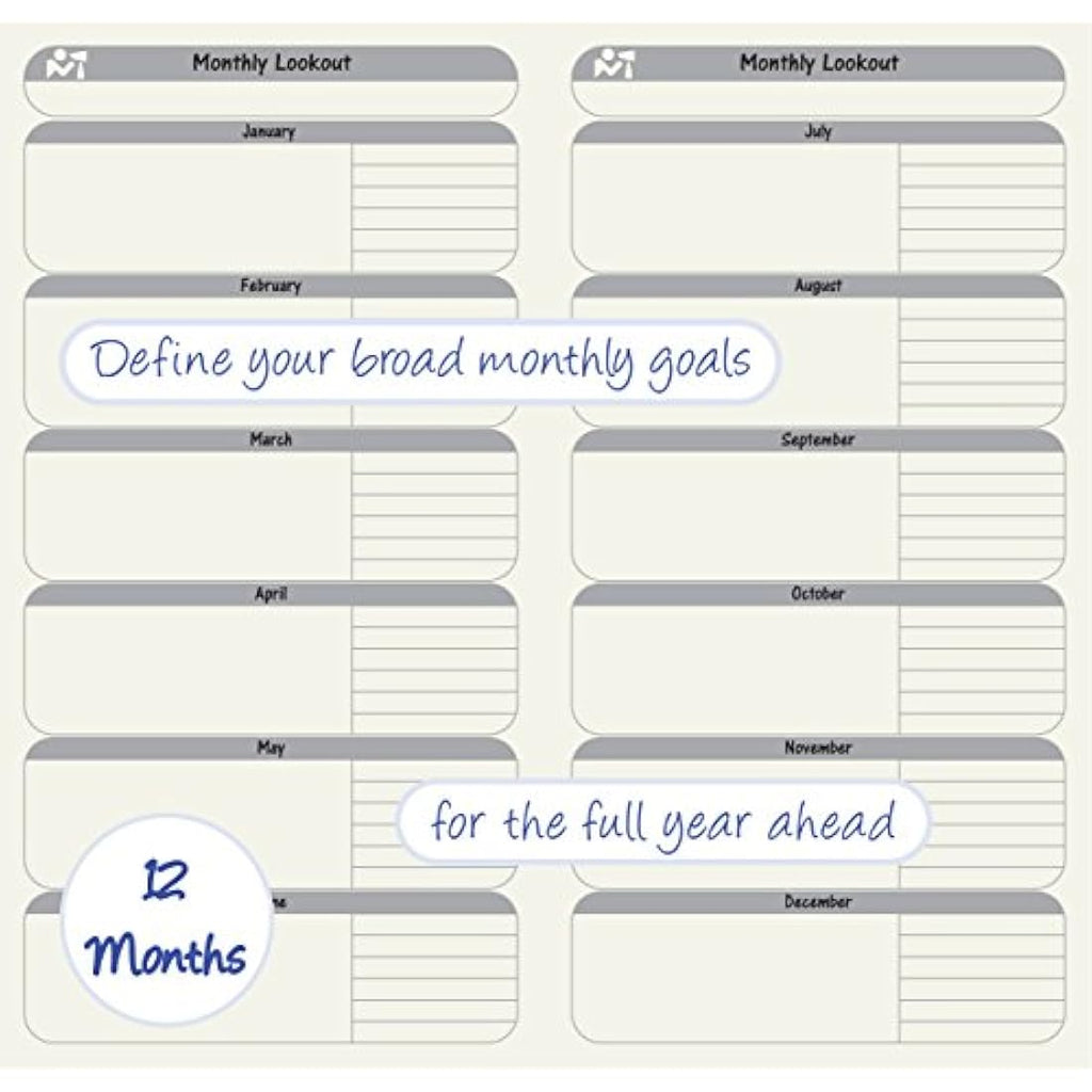 Jolof Store Weekly Planner Refill for Standard Traveler's Notebook – 2 Pack