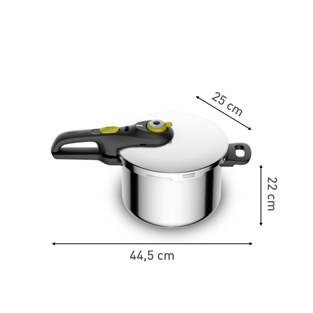 Tefal Secure 5 Neo Pressure Cooker – 6L Stainless Steel Induction