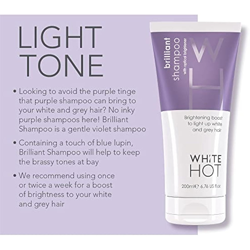 White Hot Cleanse & Condition Trio | Brightening Purple Shampoo & Conditioner