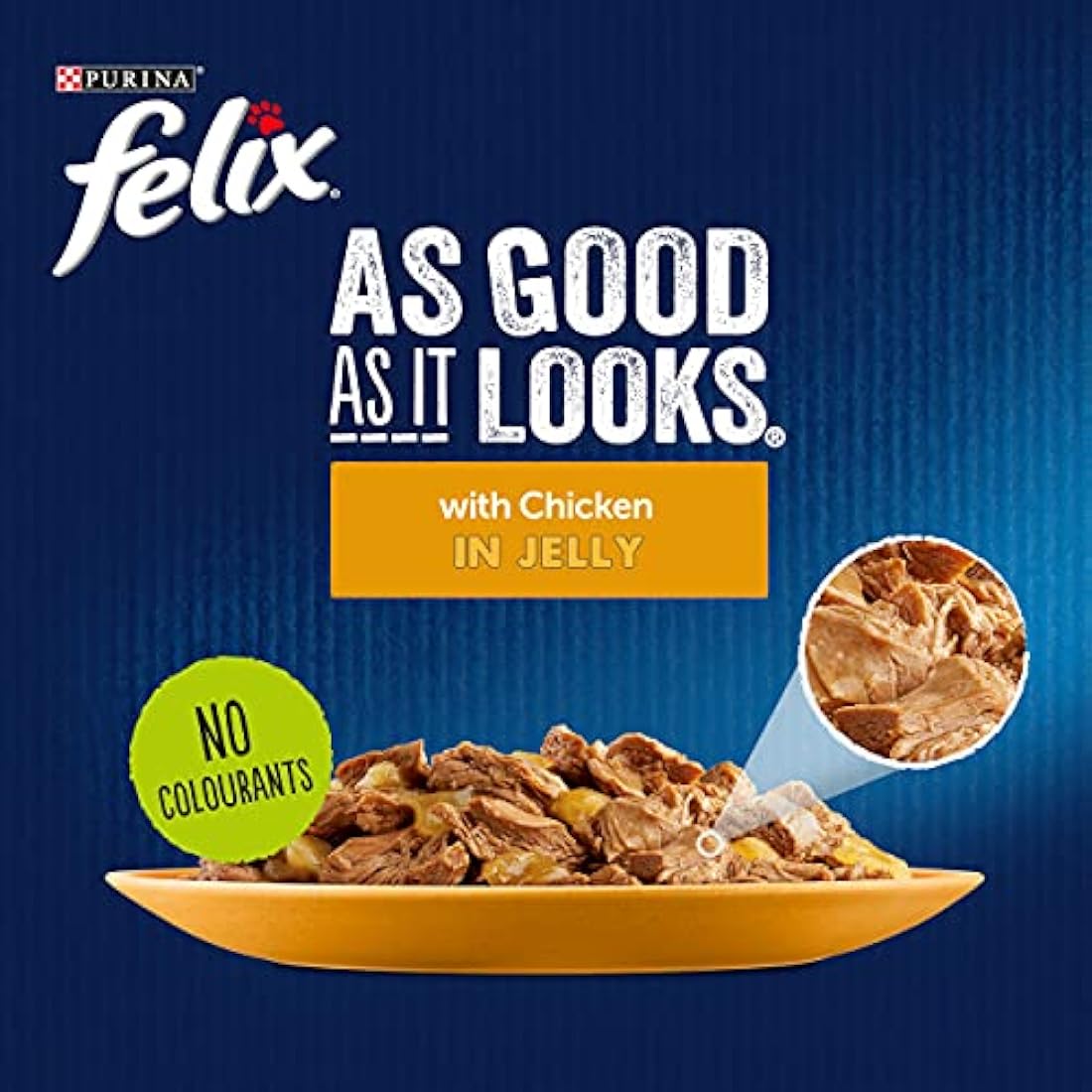 Felix As Good As It Looks Chicken In Jelly Wet Cat Food - 20 x 100g
