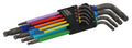 Bahco 9-Piece Metric Long Ball End Coloured Hex Allen Key Set 1.5-10mm