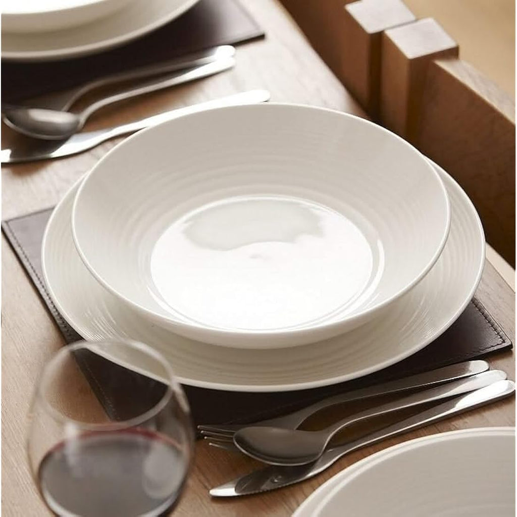 Royal Doulton Gordon Ramsay Maze White 12-Piece Stoneware Dinner Set