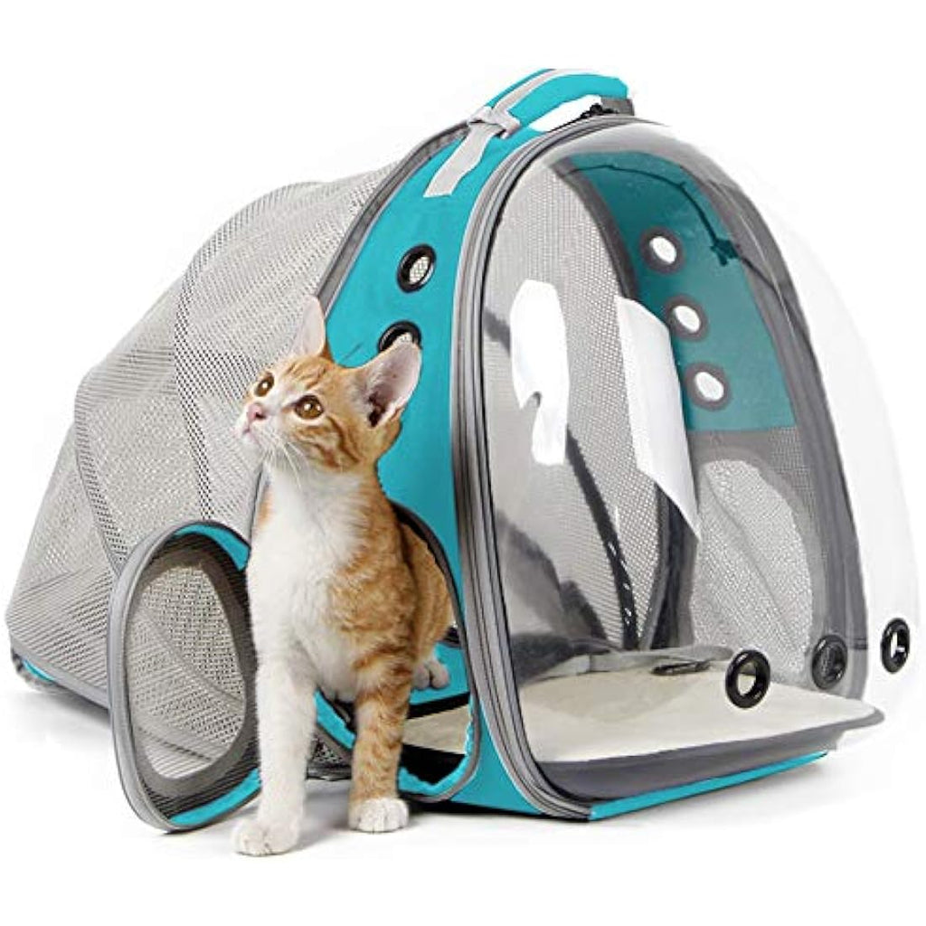 Interfashioner Expandable Cat Bubble Backpack – Clear Pet Travel Carrier
